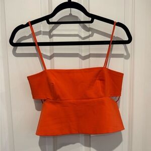 Zara Bright Orange Camisole Top